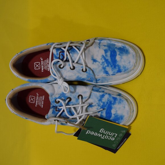 Twisted X Ladies Blue Size 7.5 Tie-Dye Kicks Slip-on Shoes NWT - Picture 9 of 9